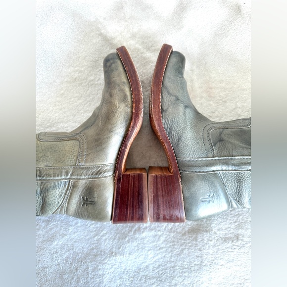 FRYE Over the Knee Tall Campus Boots RARE Blue size 7 - Picture 12 of 14